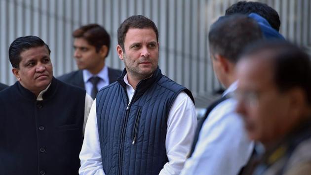 Congress president-elect Rahul Gandhi during an event to pay tribute to Congress leader Priya Ranjan Dasmunsi, who passed away recently, in New Delhi on Friday. (PTI Photo) Congress president-elect Rahul Gandhi during an event to pay tribute to Congress leader Priya Ranjan Dasmunsi, who passed away recently, in New Delhi on Friday. (PTI Photo)