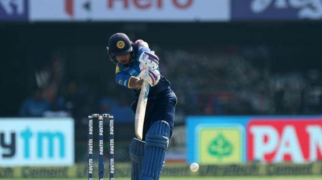 Playing his first game of the series, Sadeera Samarawickrama supported Tharanga and shared a 121-run stand with the former captain. (BCCI )