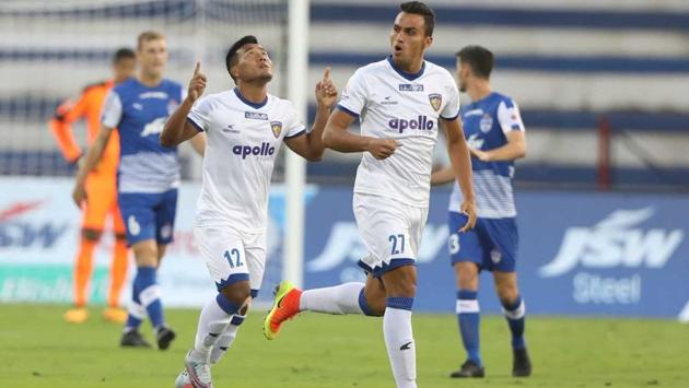 Dhanapal Ganesh helped Chennaiyin FC to pull off a thrilling 2-1 victory over Bengaluru FC.  (ISL) 