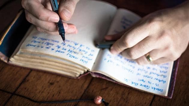 Regular journaling can help people donate more.(Shutterstock)