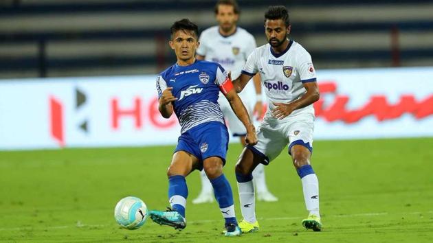 Sunil Chhetri equalised for the hosts in the 85th minute.  (ISL) 