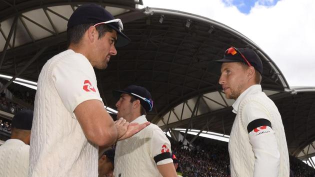 Joe Root (R) and Alastair Cook (L) have both failed to fire for England in the ongoing Ashes series.(AFP)