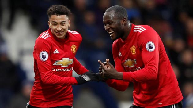 Manchester United beat West Bromwich Albion 2-1 in the Premier League at the Hawthorns in West Bromwich thanks to goals from Jesse Lingard and Romelu Lukaku. (Action Images via Reuters) Manchester United beat West Bromwich Albion 2-1 in the Premier League at the Hawthorns in West Bromwich thanks to goals from Jesse Lingard and Romelu Lukaku. (Action Images via Reuters)