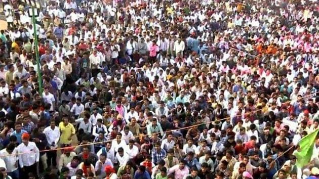 Members of the Lambada tribe take out a rally in Hyderabad protesting the attack on them by Adivasis in north Telangana. Both the communities have been at loggerheads over government’s quota list.(HT File) Members of the Lambada tribe take out a rally in Hyderabad protesting the attack on them by Adivasis in north Telangana. Both the communities have been at loggerheads over government’s quota list.(HT File)