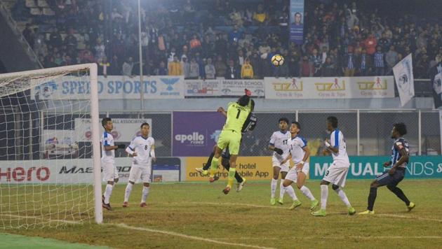 Indian Arrows fought hard against I-League leaders Minerva Punjab but eventually lost 1-0 at Ludhiana. (AIFF) Indian Arrows fought hard against I-League leaders Minerva Punjab but eventually lost 1-0 at Ludhiana. (AIFF)