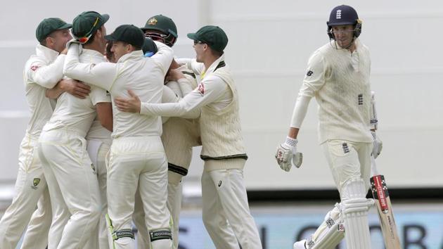 The remaining English batsmen failed to survive on a tricky fifth day wicket in Perth. (AP)