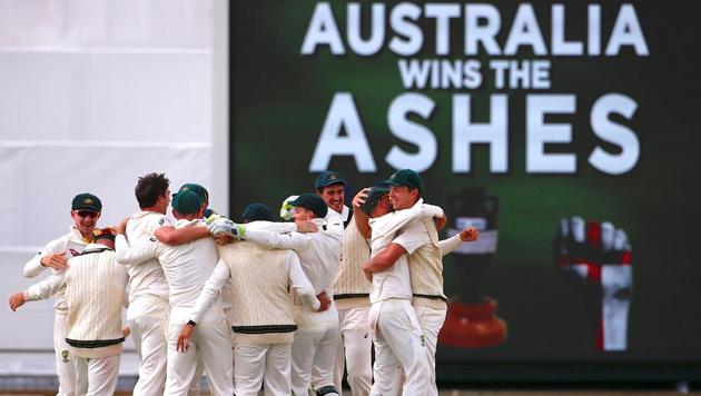 Australia thrashed England by an innings and 41 runs in the Perth Test to regain the Ashes on Monday. (REUTERS)