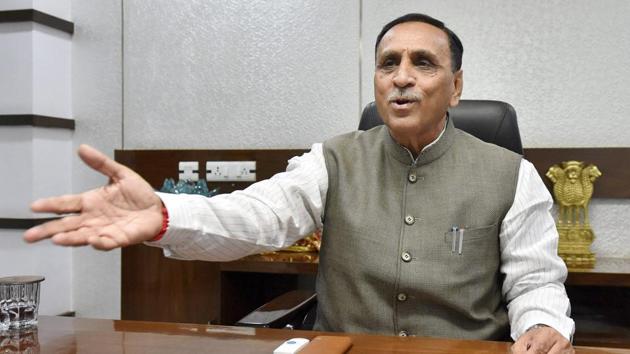 Gujarat Chief Minister Vijay Rupani during an interview with PTI in Gandhinagar. (PTI file photo) Gujarat Chief Minister Vijay Rupani during an interview with PTI in Gandhinagar. (PTI file photo)