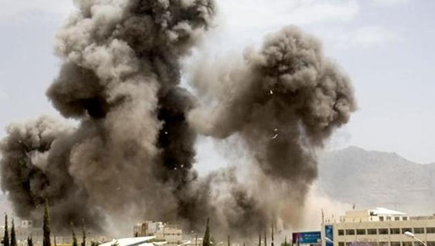 In this file photo, smoke billows from a Saudi-led airstrike, in Sanaa, Yemen. (AP File Photo) In this file photo, smoke billows from a Saudi-led airstrike, in Sanaa, Yemen. (AP File Photo)