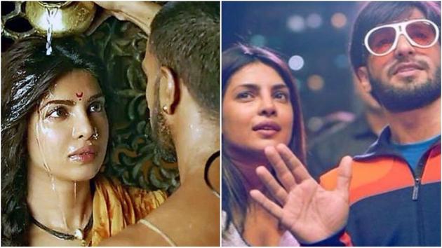 Priyanka Chopra and Ranveer Singh starred together in Bajirao Mastani.(Instagram) Priyanka Chopra and Ranveer Singh starred together in Bajirao Mastani.(Instagram)