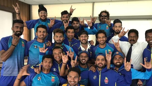 Delhi entered the final of the Ranji Trophy for the first time since 2007-08 and are now one step away from the title after a clinical show against Bengal in Pune. (Rishabh Pant Twitter) Delhi entered the final of the Ranji Trophy for the first time since 2007-08 and are now one step away from the title after a clinical show against Bengal in Pune. (Rishabh Pant Twitter)
