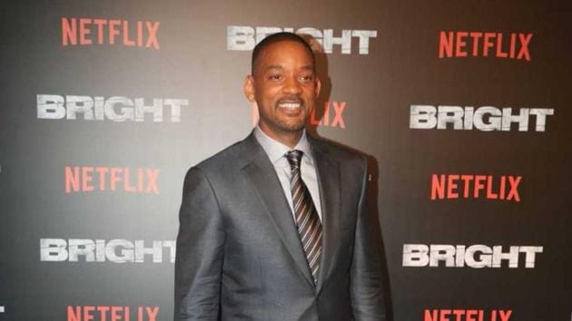 Will Smith at the premiere of Bright in Mumbai on Monday. Will Smith at the premiere of Bright in Mumbai on Monday.