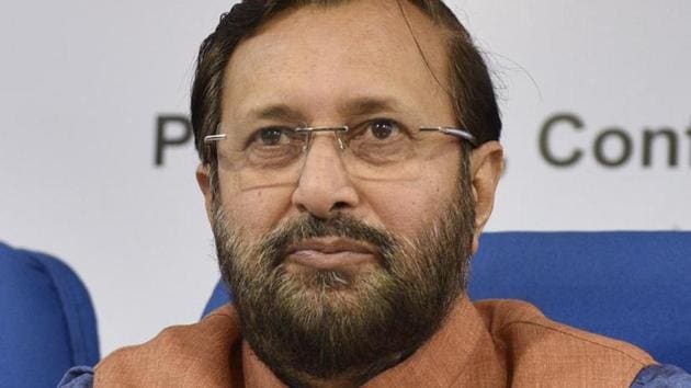 Union minister for human resource development Prakash Javadekar. Reacting to the renaming of Dyal Singh (evening) College, he said on Tuesday that creating unnecessary controversies by playing with emotions is wrong. (Mohd Zakir/HT Photo) Union minister for human resource development Prakash Javadekar. Reacting to the renaming of Dyal Singh (evening) College, he said on Tuesday that creating unnecessary controversies by playing with emotions is wrong. (Mohd Zakir/HT Photo)