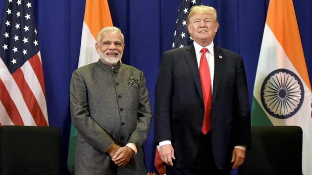 Prime Minister Narendra Modi meets US President Donald Trump in Manila, Philippines. (PTI File Photo) Prime Minister Narendra Modi meets US President Donald Trump in Manila, Philippines. (PTI File Photo)