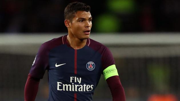 Paris Saint-Germain’s (PSG’s)Thiago Silva hasn’t featured since hobbling off during a 1-3 defeat by Bayern Munich in the UEFA Champions League a fortnight ago.(Getty Images)