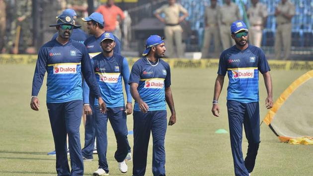 Sri lanka’s players would be aiming to salvage something positive in the Twenty20 series against India starting in Cuttack. (PTI)