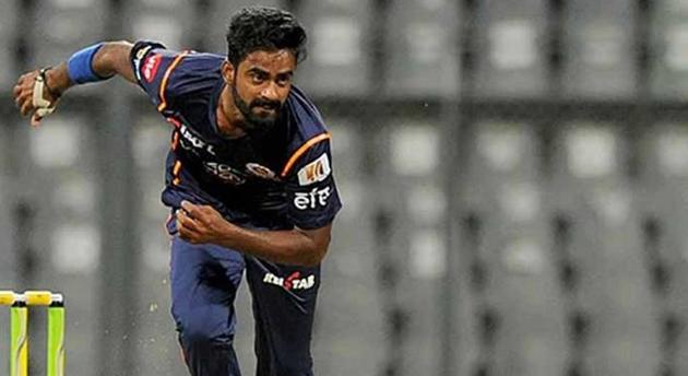 Kulwant Khejroliya was picked by Reliance for the Mumbai DY Patil tournament in January, where he bowled well and was immediately picked by Mumbai Indians. The next day he was in the Delhi one-day squad for the Vijay Hazare Trophy, followed by the Ranji Trophy squad.(Mumbai Indians)