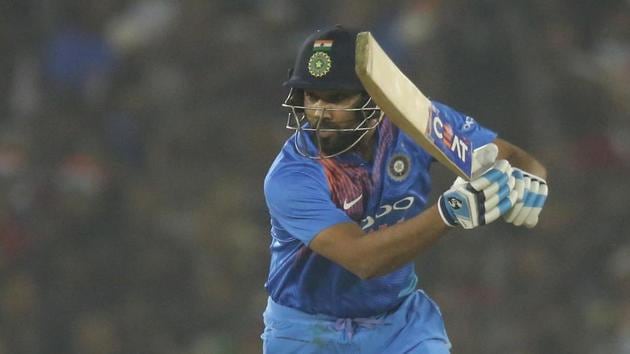 Rohit Sharma and KL Rahul got India off to a good start before the stand-in captain fell to Angelo Mathews in the fifth over.  (BCCI ) 