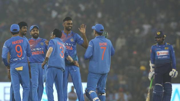 In reply, Sri Lanka got off to a poor start as they lost Niroshan Dickwella early, courtesy Jaydev Unadkat.  (BCCI ) 