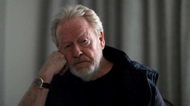 Director Ridley Scott poses for a portrait while promoting the movie All the Money in the World in Los Angeles. (REUTERS)