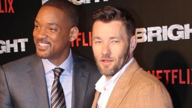 Actors Will Smith and Joel Edgerton at the special screening of film Bright in Mumbai. (IANS) Actors Will Smith and Joel Edgerton at the special screening of film Bright in Mumbai. (IANS)