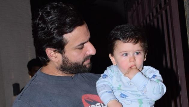 Actor Saif Ali Khan along with his son Taimur Ali Khan. (IANS) Actor Saif Ali Khan along with his son Taimur Ali Khan. (IANS)