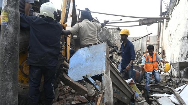 A fire had broken out at a sweet shop in Sakinaka in Mumbai on Monday. (HT FILE) A fire had broken out at a sweet shop in Sakinaka in Mumbai on Monday. (HT FILE)