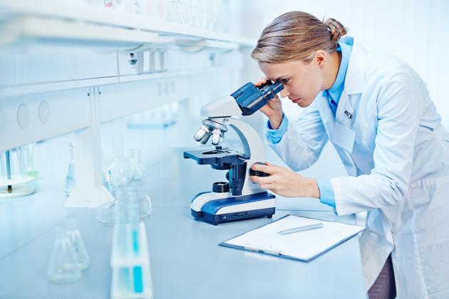 Young scientist studying new substance or virus in microscope(Representational photo/iStockphoto) Young scientist studying new substance or virus in microscope(Representational photo/iStockphoto)