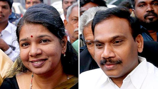 A special today has acquitted 19 accused including former telecom minister A Raja and DMK leader Kanimozhi in 2G spectrum scam cases.(HT Photos)