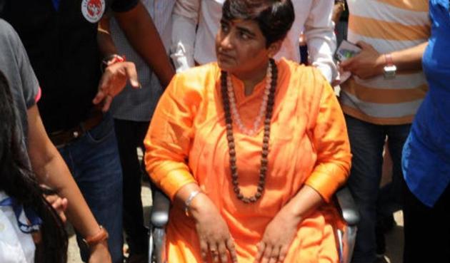 Sadhvi Pragya Singh Thakur, an accused in the case. (HT File Photo) Sadhvi Pragya Singh Thakur, an accused in the case. (HT File Photo)