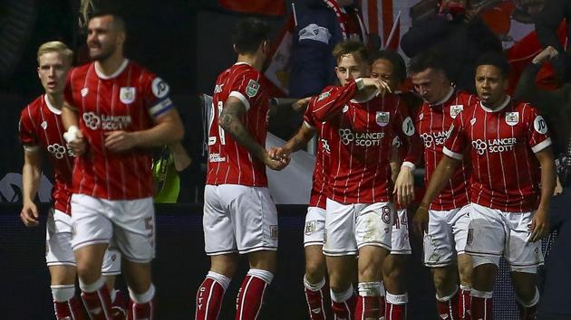 Bristol City have knocked Manchester United out of the League Cup. (AFP) Bristol City have knocked Manchester United out of the League Cup. (AFP)