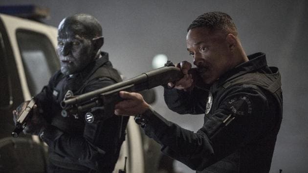 This image released by Netflix shows Will Smith, right, and Joel Edgerton in a scene from, Bright. (AP) This image released by Netflix shows Will Smith, right, and Joel Edgerton in a scene from, Bright. (AP)
