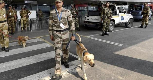 Passengers are being randomly checked with hand-held explosive trace detectors at the four airports. (PTI FILE) Passengers are being randomly checked with hand-held explosive trace detectors at the four airports. (PTI FILE)