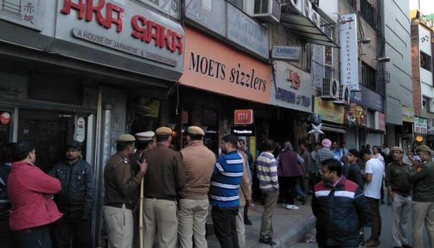 Municipal authorities shut down more than 50 shops and restaurants in south Delhi’s posh Defence Colony market and Chattarpur