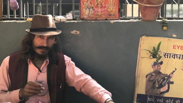 Krishna Kumar Tiwari at his kiosk on Connaught Lane. (Mayank Austen Soofi / HT Photo) Krishna Kumar Tiwari at his kiosk on Connaught Lane. (Mayank Austen Soofi / HT Photo)