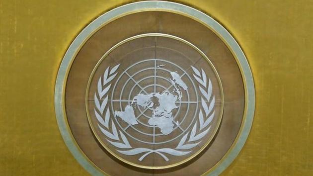The United Nations emblem is seen in the U.N. General Assembly hall during the 72nd United Nations General Assembly at UN headquarters in New York. (Reuters File) The United Nations emblem is seen in the U.N. General Assembly hall during the 72nd United Nations General Assembly at UN headquarters in New York. (Reuters File)