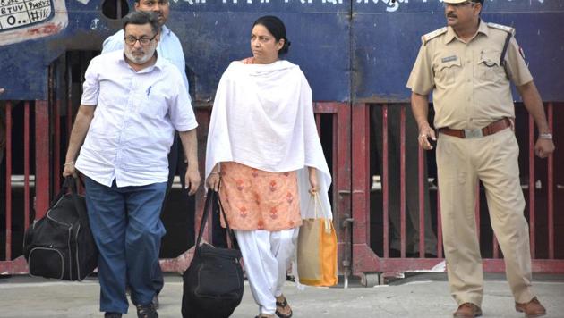 Rajesh Talwar and Nupur Talwar walked out of Dasna jail in Ghaziabad on Oct 16. (Sakib Ali /HT File Photo) Rajesh Talwar and Nupur Talwar walked out of Dasna jail in Ghaziabad on Oct 16. (Sakib Ali /HT File Photo)