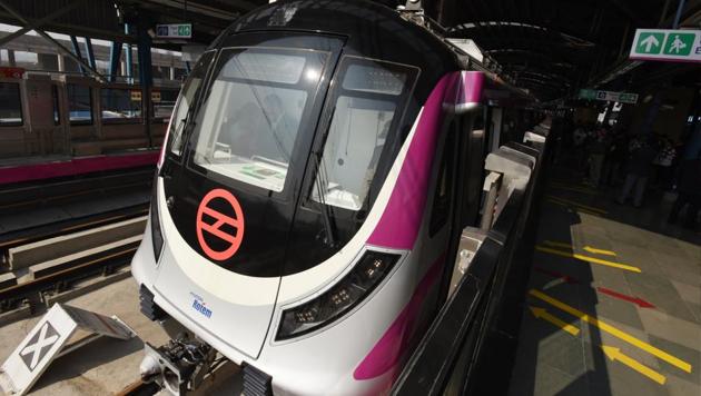 Prime Minister Narendra Modi and Uttar Pradesh chief minister Yogi Adityanath are scheduled to open this much awaited Metro Link to the public on December 25. (Virendra Singh Gosain/HT PHOTO) Prime Minister Narendra Modi and Uttar Pradesh chief minister Yogi Adityanath are scheduled to open this much awaited Metro Link to the public on December 25. (Virendra Singh Gosain/HT PHOTO)
