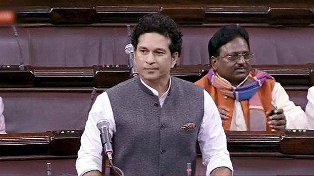 Sachin Tendulkar was unable to speak at the Rajya Sabha on Thursday, and subsequently took to Twitter to post his message. (PTI) Sachin Tendulkar was unable to speak at the Rajya Sabha on Thursday, and subsequently took to Twitter to post his message. (PTI)
