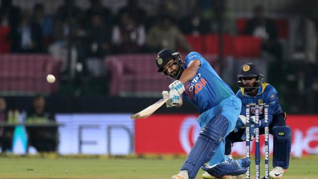 Rohit Sharma batted with aggression as India’s openers laid a solid platform for a big score. (BCCI) Rohit Sharma batted with aggression as India’s openers laid a solid platform for a big score. (BCCI)
