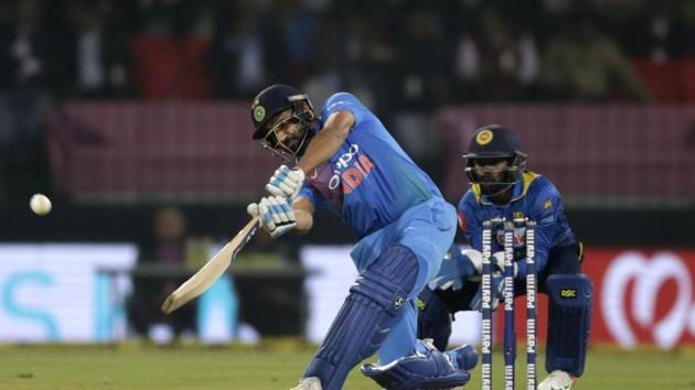 Rohit Sharma created history by blasting the joint-fastest century in Twenty20 Internationals as India crushed Sri Lanka by 88 runs to clinch the series 2-0.(AP)