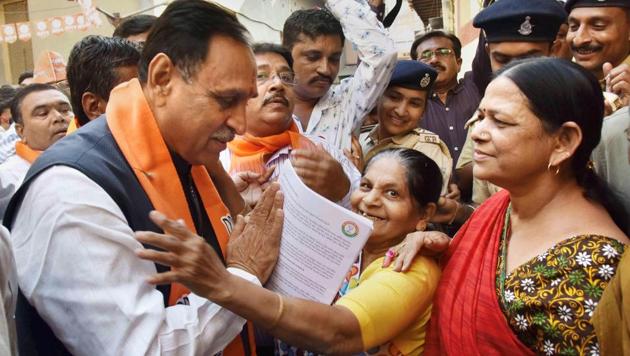 Vijay Rupani’s accessible and low-profile governance came as a different yet welcome experience for Gujaratis.(PTI File)