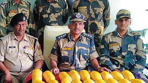 Heroin seizure of 342kg has been reported in Punjab.(HT File) Heroin seizure of 342kg has been reported in Punjab.(HT File)
