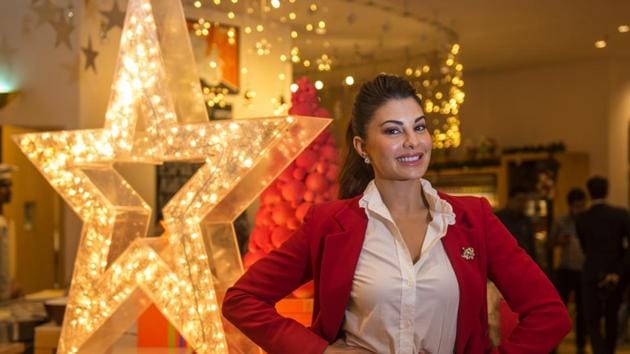 Jacqueline Fernandez says her parents “always used to do something fun around Christmas” for her and her siblings. (Satish Bate/HT Photo) Jacqueline Fernandez says her parents “always used to do something fun around Christmas” for her and her siblings. (Satish Bate/HT Photo)