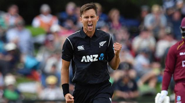 Trent Boult took seven wickets to guide New Zealand to victory against West Indies in their second ODI encounter in Christchurch.(Getty Images)