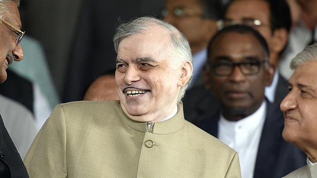 Kerala governor P Sathasivam at Parliament House in New Delhi on July 25. (Raj K Raj/HT File Photo) Kerala governor P Sathasivam at Parliament House in New Delhi on July 25. (Raj K Raj/HT File Photo)