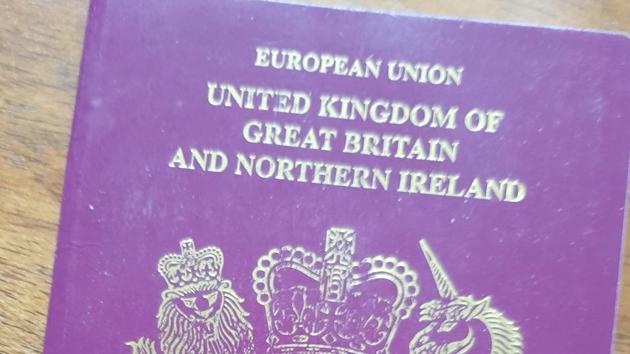 Image of the current UK passport. (HT Photo) Image of the current UK passport. (HT Photo)