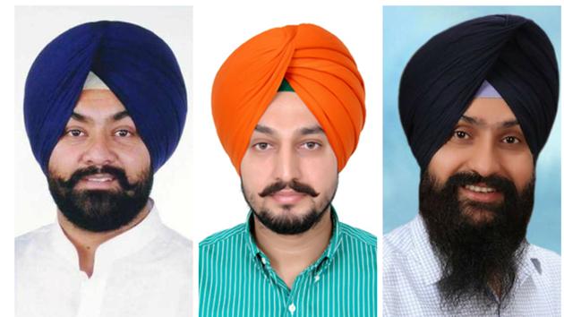 (Left to right) Gurpreet Singh Raju Khanna, Parminder Singh Brar and Sarabjot Singh Sabi. (HT Photo) (Left to right) Gurpreet Singh Raju Khanna, Parminder Singh Brar and Sarabjot Singh Sabi. (HT Photo)