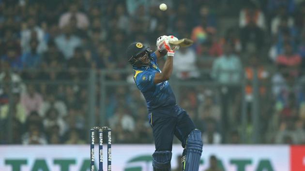 Asela Gunaratne was the top-scorer for Sri Lanka with 36 as Indian bowlers restricted the visitors to 135/7. (BCCI)