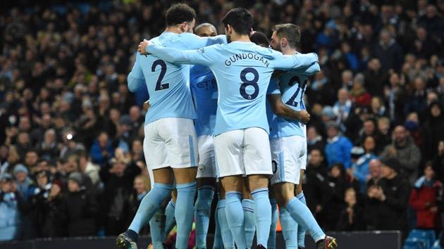 Manchester City are on top of the Premier League standings currently. (AFP) Manchester City are on top of the Premier League standings currently. (AFP)